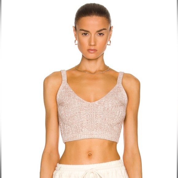 Jonathan Simkhai | Rae cotton-wool blend bralette | nwt large - Picture 6 of 7